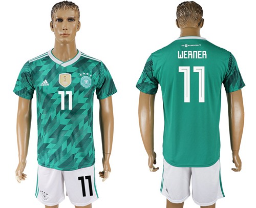 Germany #11 Werner Away Soccer Country Jersey